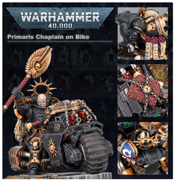 Space Marines: Primaris Chaplain on Bike