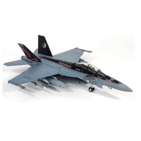 Academy 12577 1/72 Ölçek, USN F/A-18F (VFA-154 Black Knights) Savaş Uçağı, Plastik Model kiti