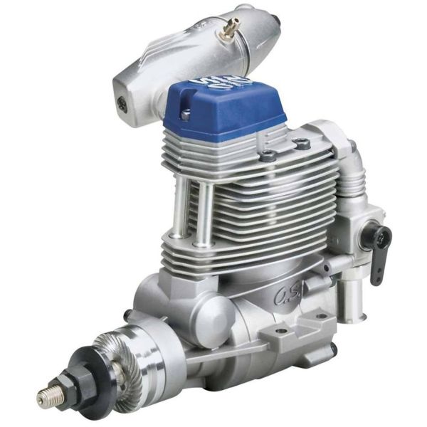 OS Engines 34300 56 ALFA-(40NA) ve 4040 Susturuculu, 4 Zamanlı, Nitro Yakıtlı Model Uçak Motoru