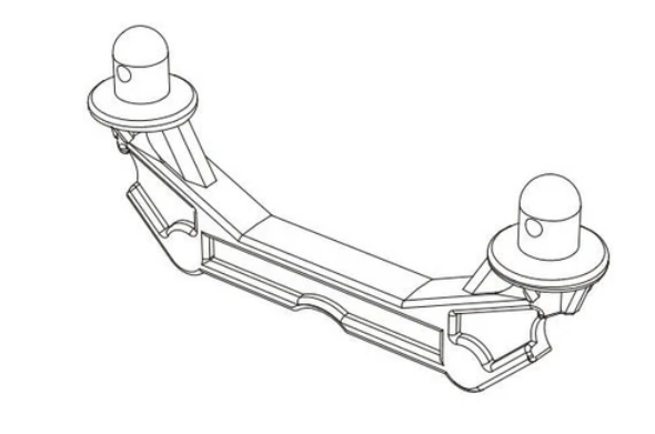 MJX Hyper Go 14209 14210 Front Body Shell Mount