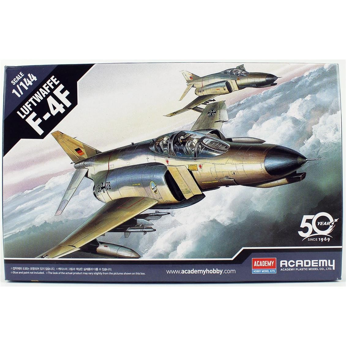 Academy 12611 1/144 Ölçek, Luftwaffe F-4F Savaş Uçağı, Plastik Model kiti