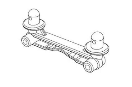 MJX Hyper Go 14210 Rear Body Mount