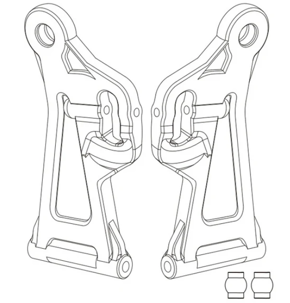 MJX Hyper Go 14209 14210 Front Lower Swing Arm