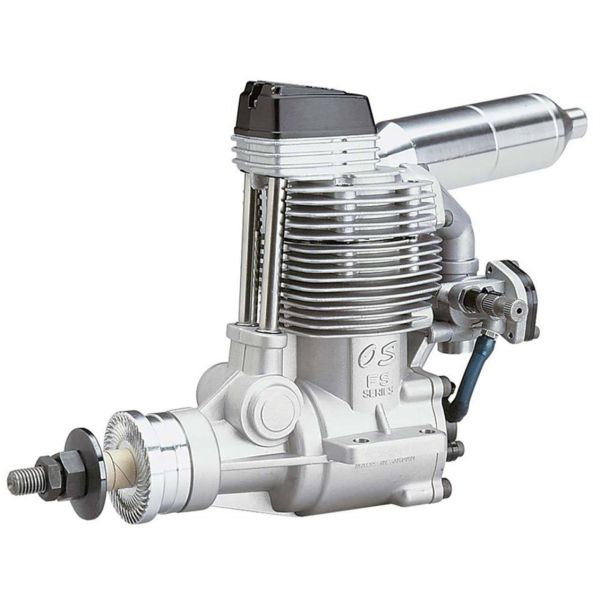 OS Engines 35540 FS-120S III (70N) ve 5020 Susturuculu, 4 Zamanlı, Nitro Yakıtlı Model Uçak Motoru