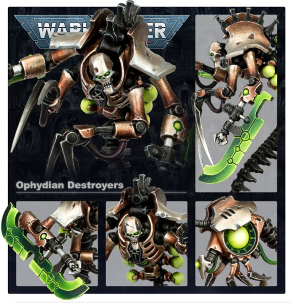 Necrons: Ophydian Destroyers