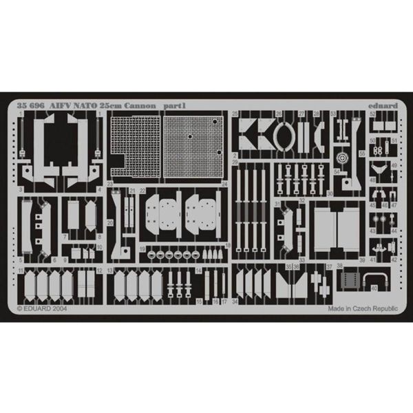 Eduard 35696 1/35 Ölçek, Aıfv Nato 250Mm Cannon For Afv M