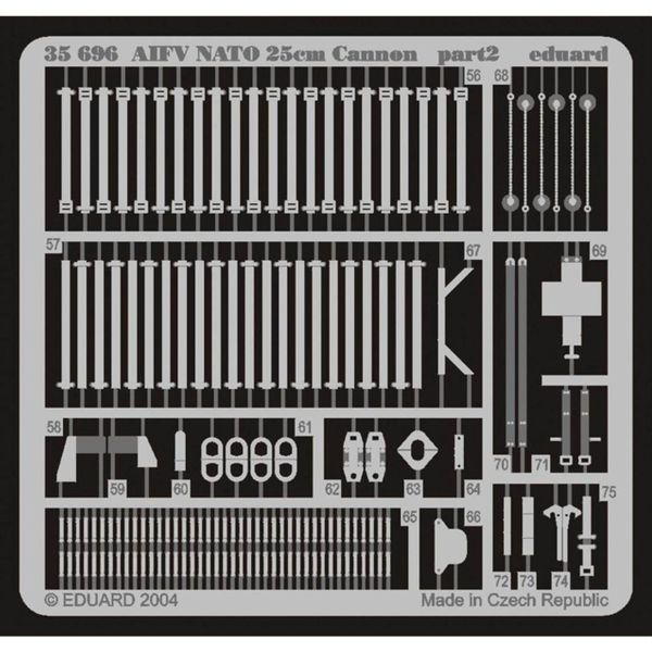 Eduard 35696 1/35 Ölçek, Aıfv Nato 250Mm Cannon For Afv M