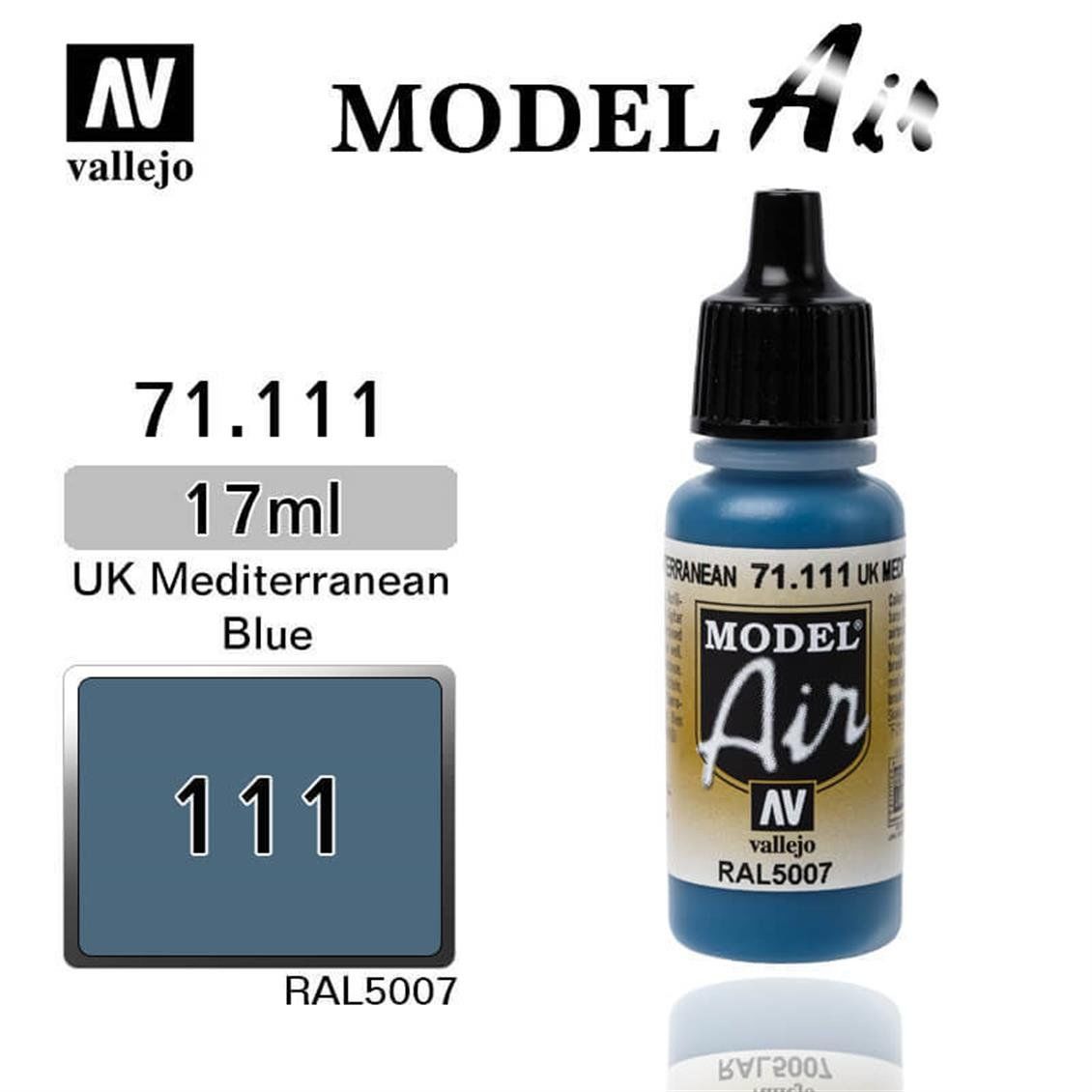 Vallejo 71111 17 ml. USAF Light Blue, Model Air Serisi Model Boyası