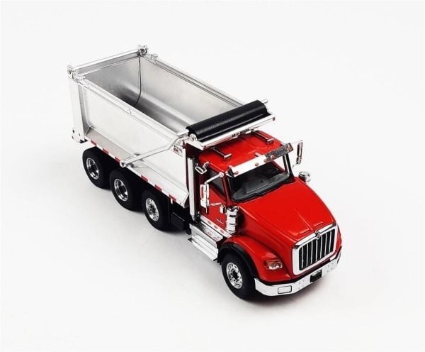 Diecast Masters 71076 1/50 Ölçek, International HX620 SB OX Damperli Kamyon, Kırmızı, Sergilemeye Hazır Metal Model