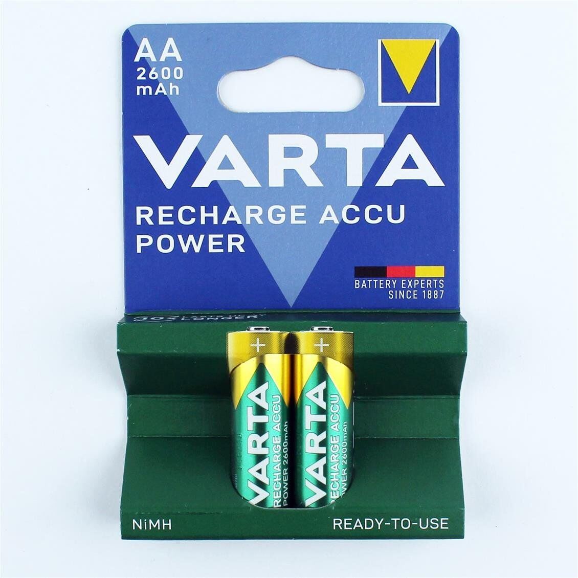 Varta 5716 1.2 Volt, 2600 Mah, Ni-Mh Şarjlı Kalem (AA) Pil, 2 Adet