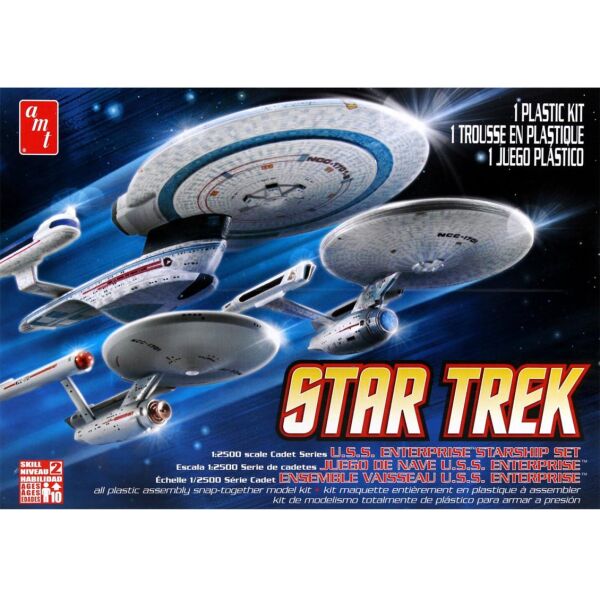 AMT 660L 1/2500 Ölçek, St Enterprise Set 3N1 Ncc1701 1701A 17