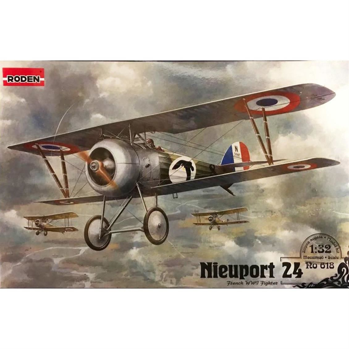 Roden 618 1/32 Ölçek, Nieuport 24