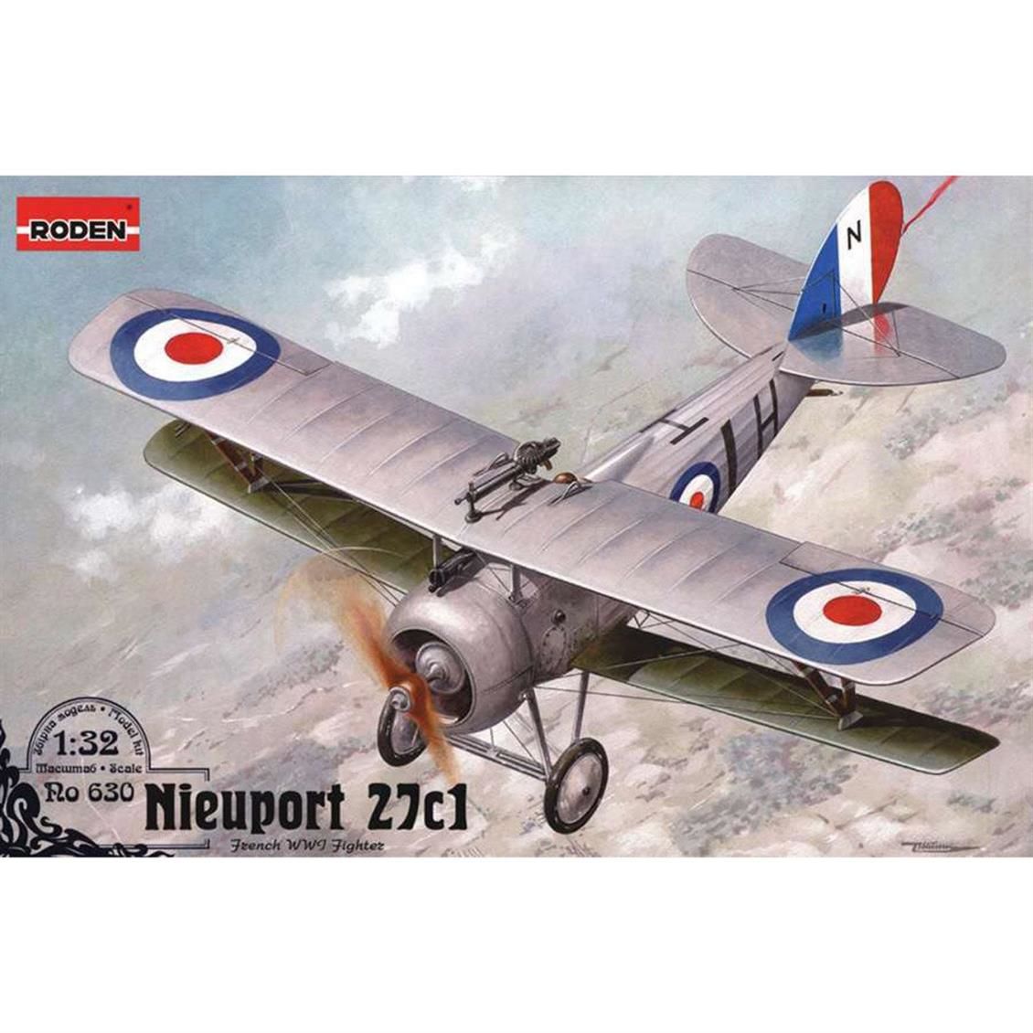 Roden 630 1/32 Ölçek, Nieuport 27