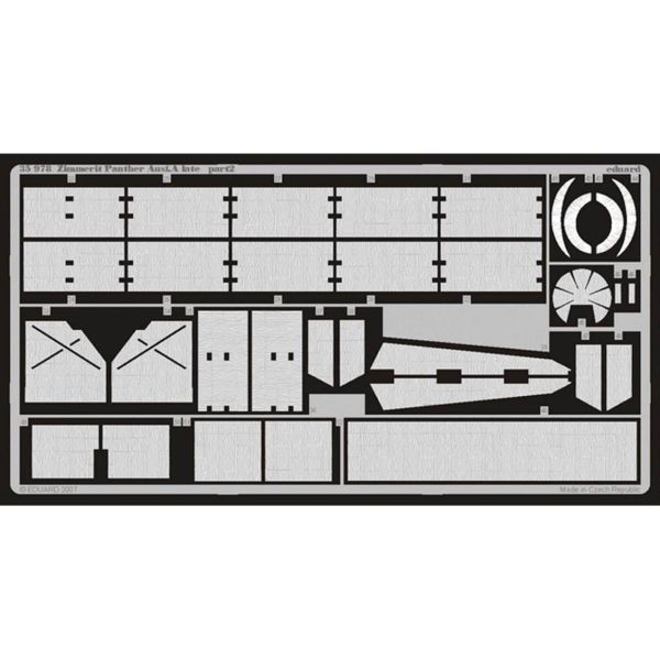 Eduard 35978 1/35 Ölçek, Zimmerit Panther Ausf.A Late For