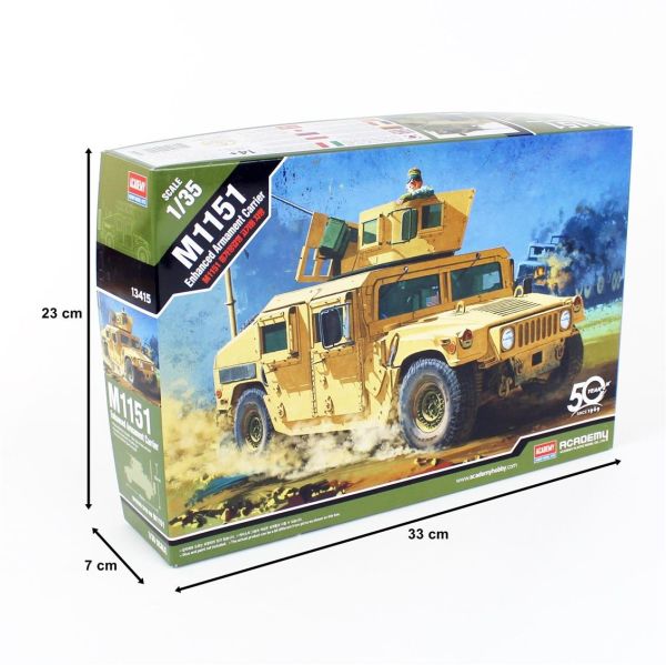 Academy 13415 1/35 Ölçek, Amerikan Zırhlı Personel Taşıyıcı M1151, Plastik Model kiti