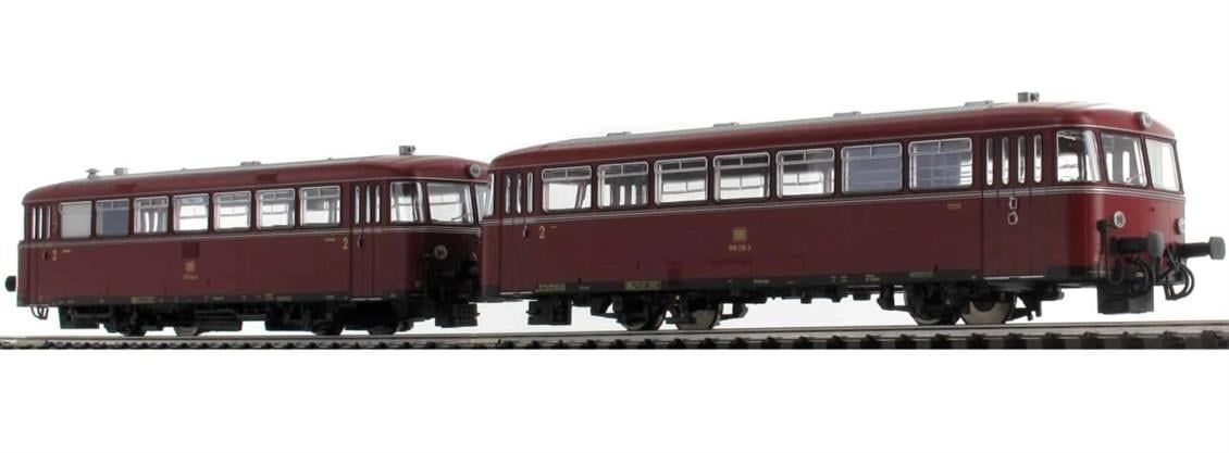 Piko 52722 Railbus 798 Trailer 998 6 Db IV 3 Rail Ac W