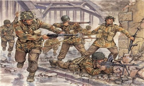 BRITISH PARATROOPERS 1/72