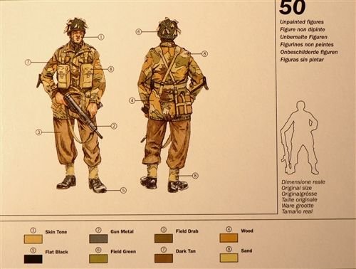 BRITISH PARATROOPERS 1/72