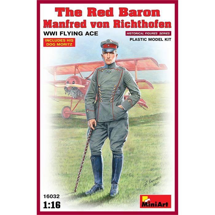 MiniArt Kızıl Baron Manfred von Richthofen I. Dünya Savaşı Pilotu