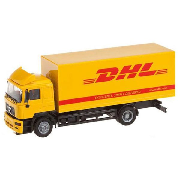 Faller 161607 1/87 Ölçek, Car System Başlangıç Seti, MAN DHL Kamyonlu