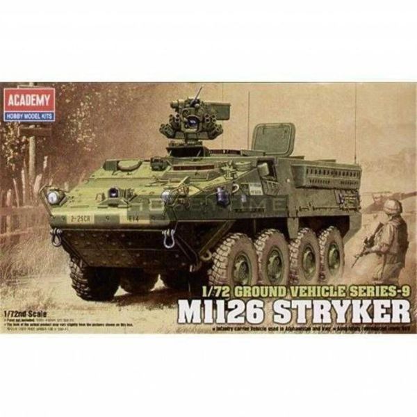 Academy 13411 1/72 Ölçek, Amerikan Zırhlı Personel Taşıyıcı M1126 Stryker, Plastik Model kiti