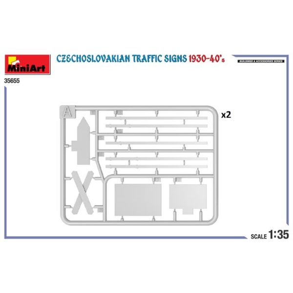 MiniArt Çekoslovak Trafik İşaretleri 1930-40’lar