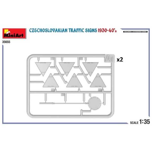 MiniArt Çekoslovak Trafik İşaretleri 1930-40’lar