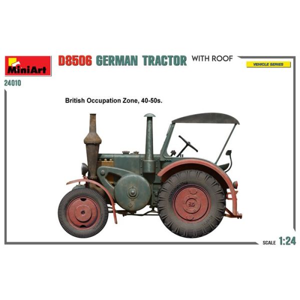 MiniArt 1:24 Kabinli Alman Traktörü D8506