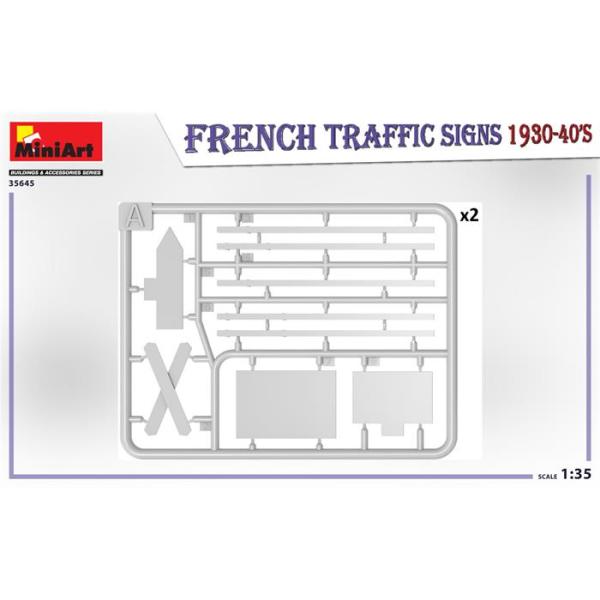 MiniArt Fransa Trafik İşaretleri 1930-40