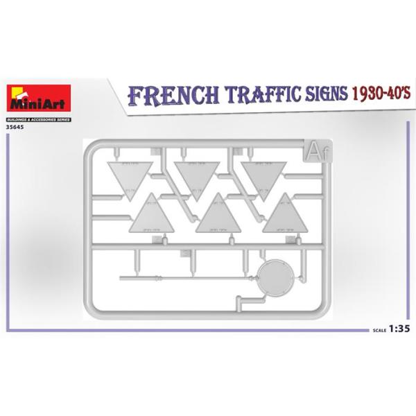 MiniArt Fransa Trafik İşaretleri 1930-40