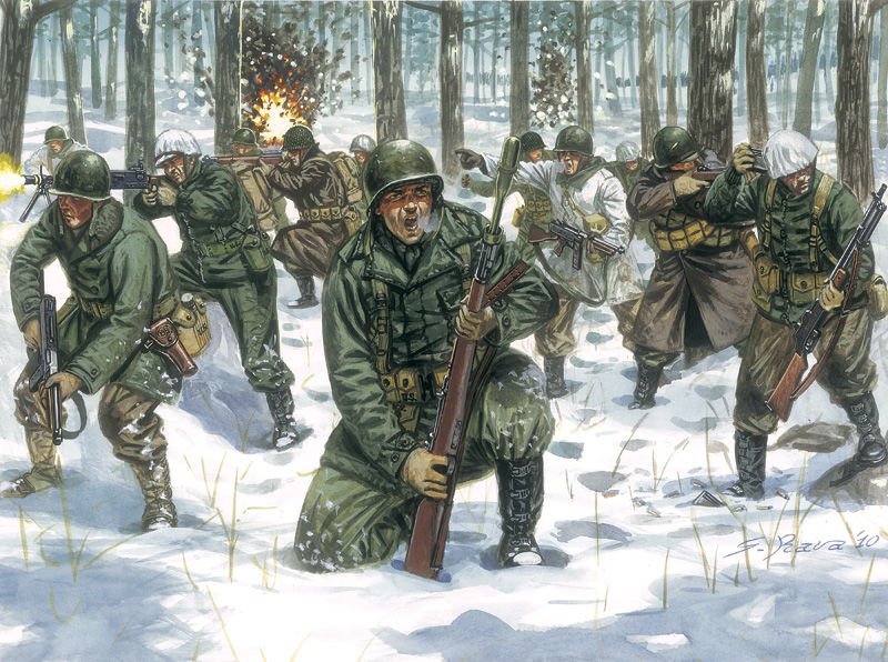 WWII - US INFANTRY (WINTER UNIFORM)