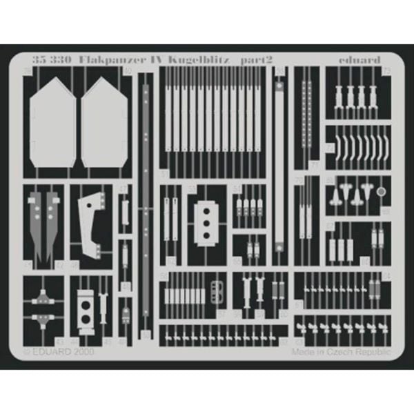 Eduard 35330 1/35 Ölçek, Flakpanzer IV Kugelblitz Detay Seti - S