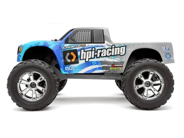 HPI 1/10 JUMPSHOT MT V2 BLUE/SILVER OFF ROAD ELECTRIC RTR