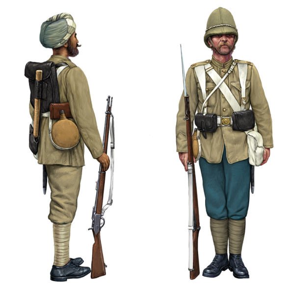 BRITISH INFANTRY AND SEPOYS