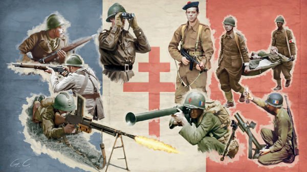 WWII - FREE FRENCH INFANTRY