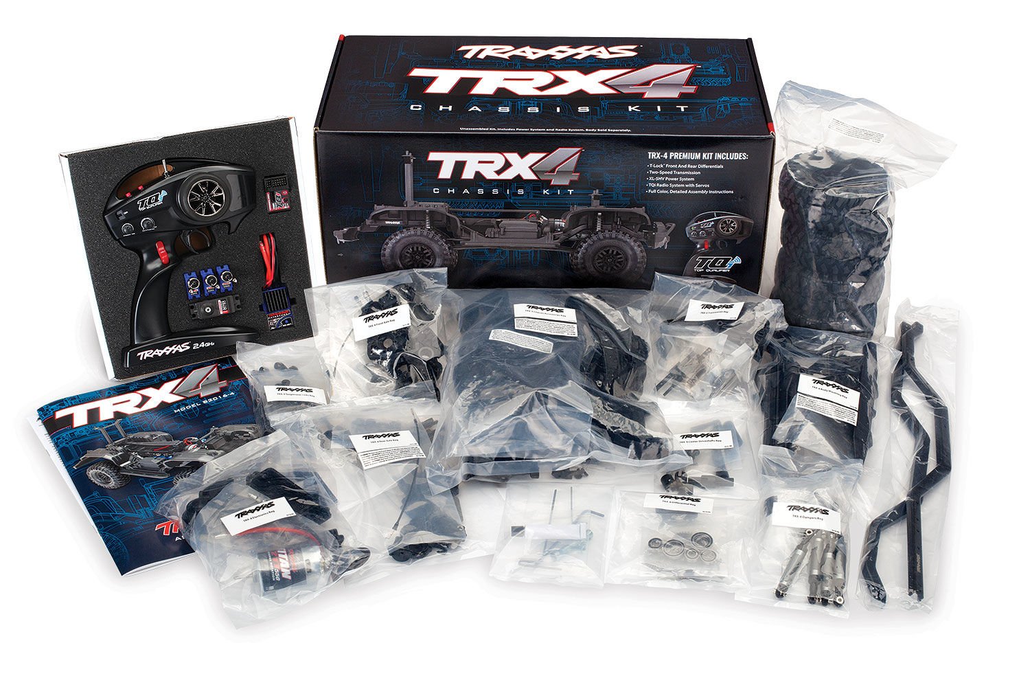 Traxxas TRX-4® CHASSİS KİT (Kurulmaya Hazır Şase ) ( ELEKTRONİK DAHİL )