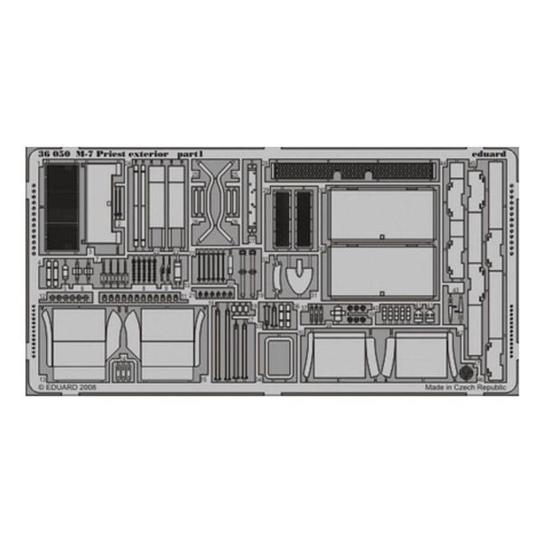 Eduard 36050 1/35 Ölçek, M-7 Dış Detay Seti - Std.Photo Etched S