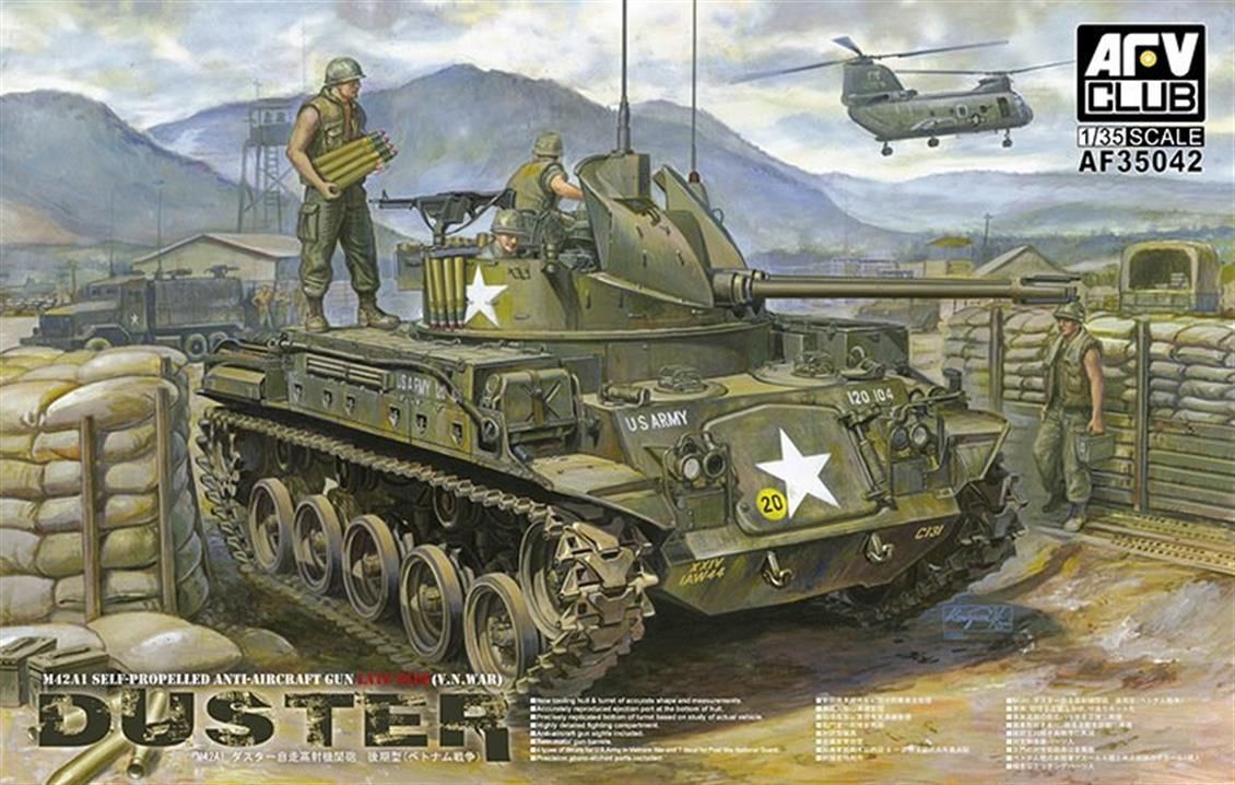 AFV Club AF35042 1/35 Ölçek, M42 Kundağı Motorlu Uçaksavar Tankı, Plastik Model kiti