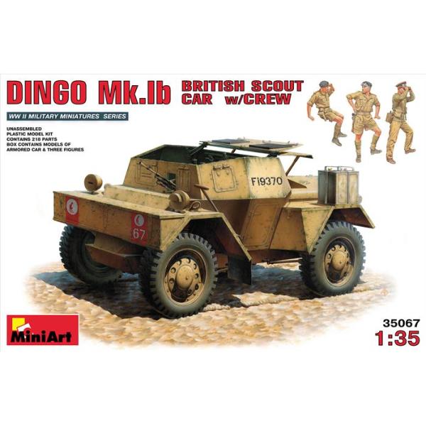 MiniArt Zırhlı İngiliz Keşif Aracı Dingo Mk. 1b.