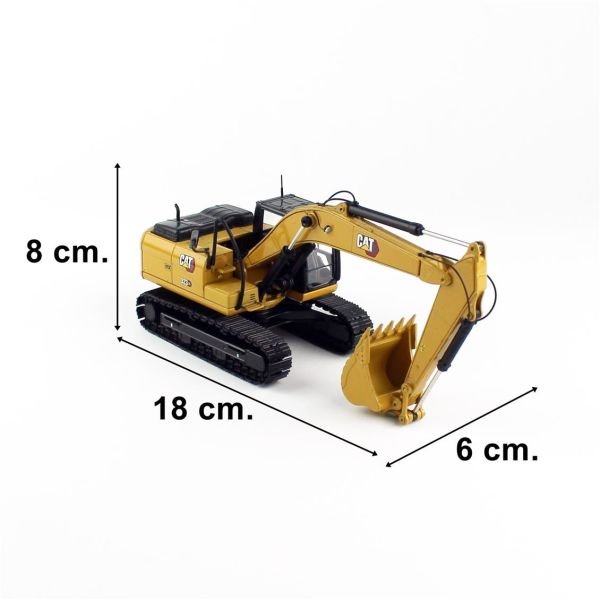 Diecast Masters 85675 1/50 Ölçek, Cat 323 GX Hydraulic Exkavatör, Sergilemeye Hazır Metal İş Makinası Modeli