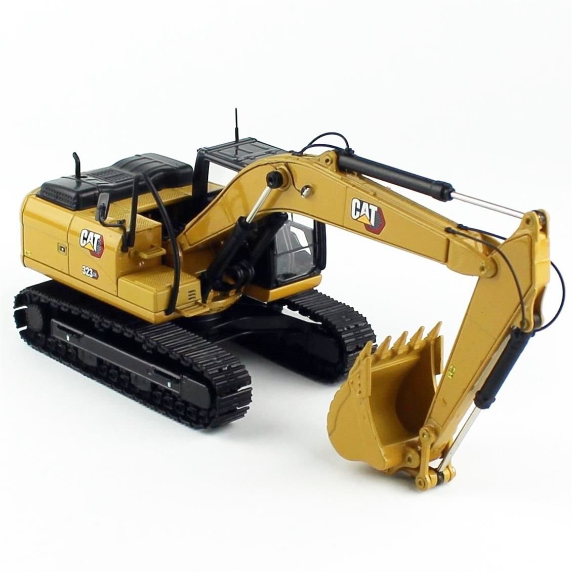 Diecast Masters 85675 1/50 Ölçek, Cat 323 GX Hydraulic Exkavatör, Sergilemeye Hazır Metal İş Makinası Modeli