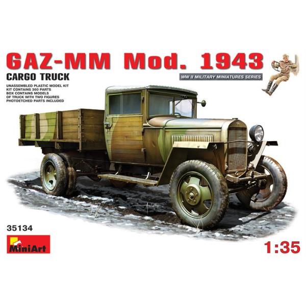 MiniArt 1943 Model GAZ-MM. Kargo Kamyonu