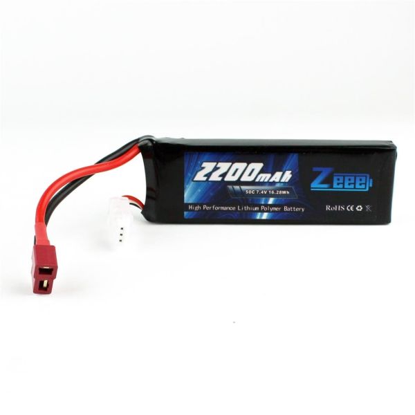 Zeee Power 2S, 7.4 Volt, 2200 mAh, 50C, T-Deans Fişli, Li-Po Pil Grubu