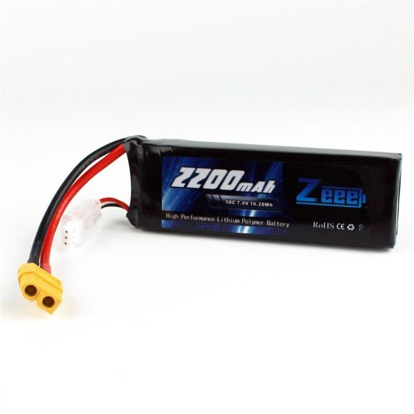 Zeee Power 2S, 7.4 Volt, 2200 mAh, 50C, XT60 Fişli, Li-Po Pil Grubu