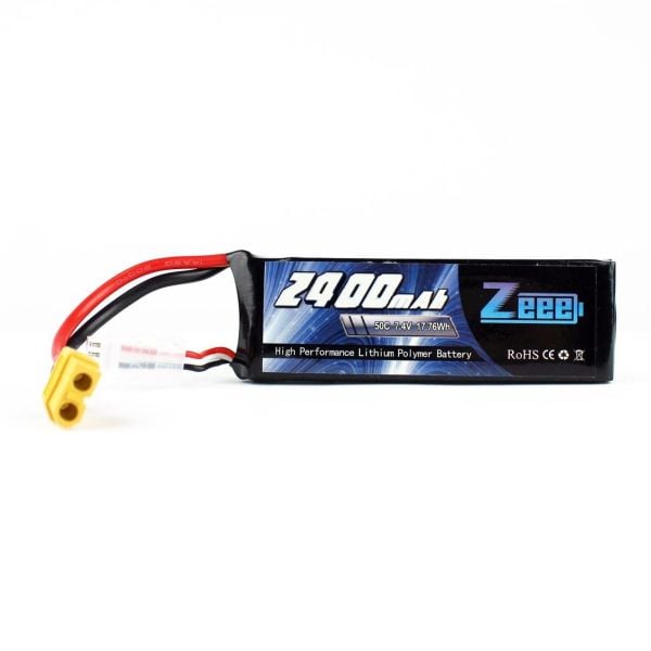 Zeee Power 2S, 7.4 Volt, 2400 mAh, 50C, XT60 Fişli, Li-Po Pil Grubu