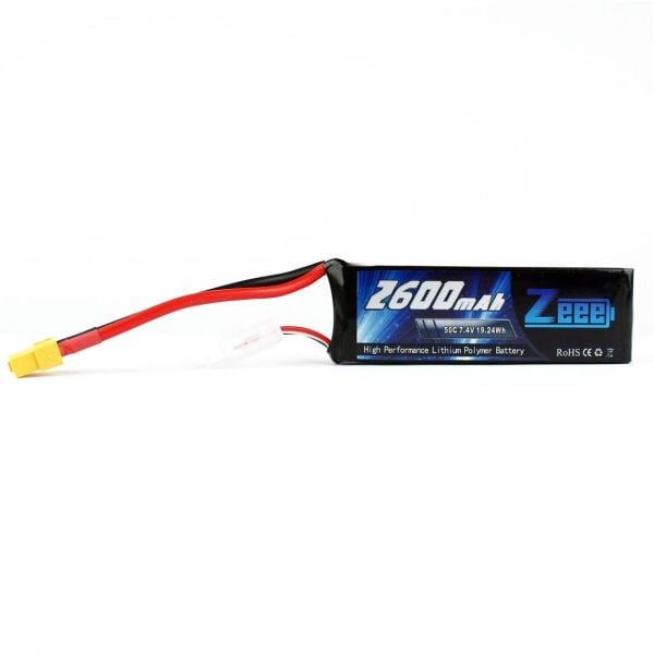 Zeee Power 2S, 7.4 Volt, 2600 mAh, 50C, XT60 Fişli, Li-Po Pil Grubu