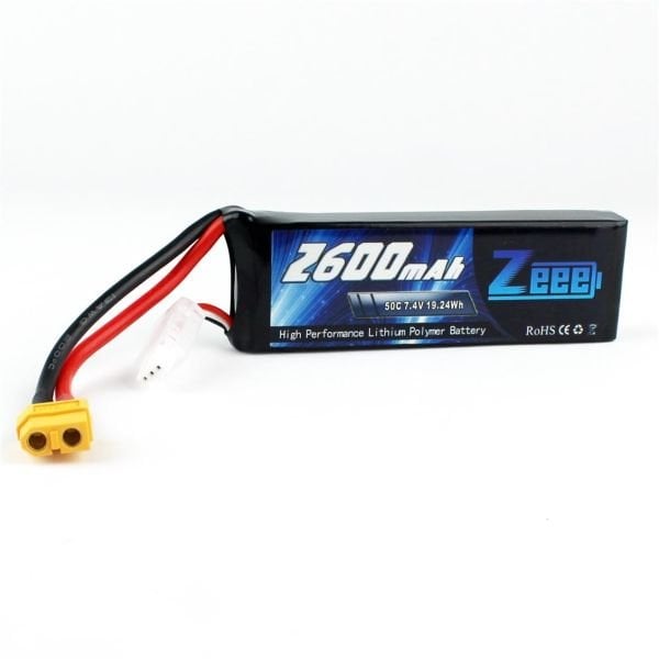 Zeee Power 2S, 7.4 Volt, 2600 mAh, 50C, XT60 Fişli, Li-Po Pil Grubu