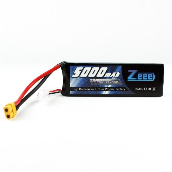 Zeee Power 2S, 7.4 Volt, 5000 mAh, 70C, XT60 Fişli, Li-Po Pil Grubu