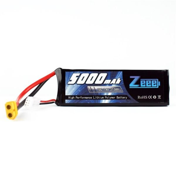 Zeee Power 2S, 7.4 Volt, 5000 mAh, 70C, XT60 Fişli, Li-Po Pil Grubu