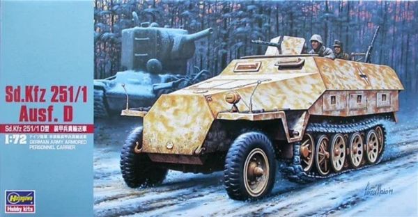 Hasegawa MT44 31144 1/72 Ölçek, Sd.Kfz 251/1 Ausf. D Personel Taşıyıcı, Plastik Model kiti